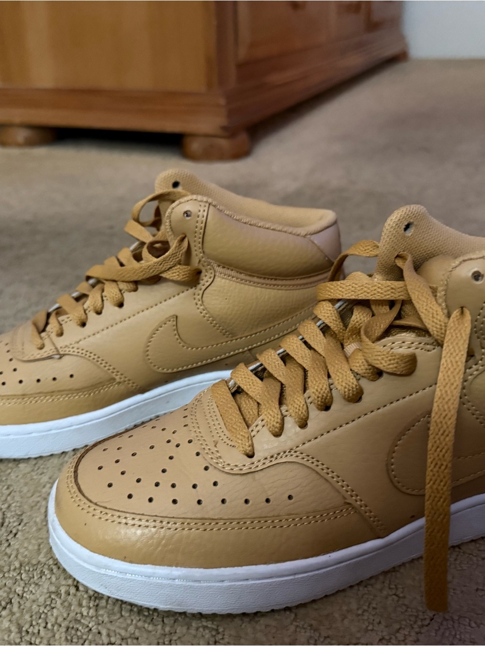 Nike Wheat High-Top Sneakers